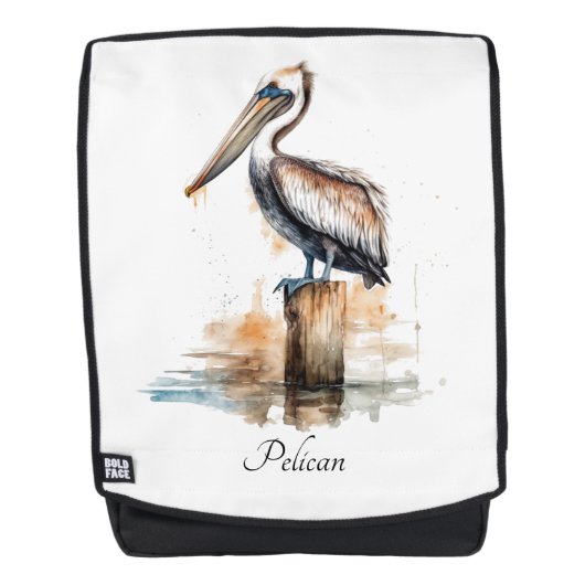 Lage des Pelikans Rucksack (Vorderseite)