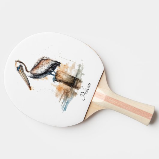 Lage des Pelikans Tischtennis Schläger (Seitenansicht)
