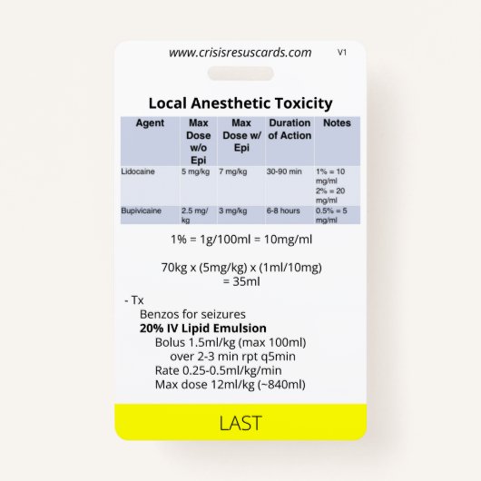 Lage/LETZTES Abzeichen Ausweis (Vorderseite)