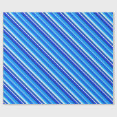 Lagen-Candy-Streifen - Kobalt und blass Geschenkpapier (Flach)