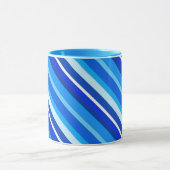 Lagen-Candy-Streifen - Kobalt und blass Tasse (Zentrum)