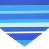 Lagen-Candy-Streifen - Kobalt und blass Tischdecke (Schrägansicht)