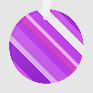Lagen, feine Streifen - lila und orchid Ornament