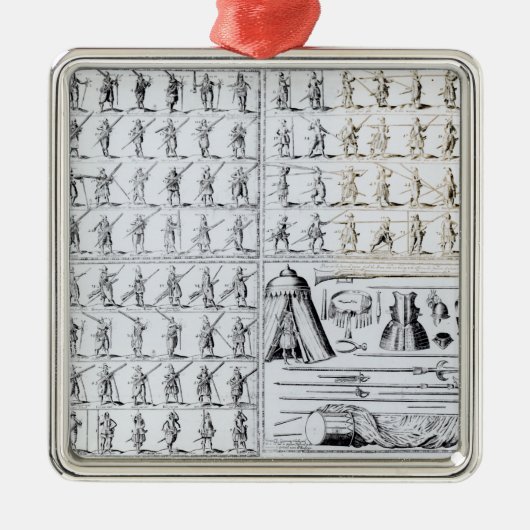 Lagen für Musketiere und Pikemen Ornament Aus Metall (Vorne)