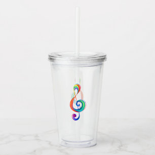 Lagen-Regenbogendreieck Acryltrinkbecher