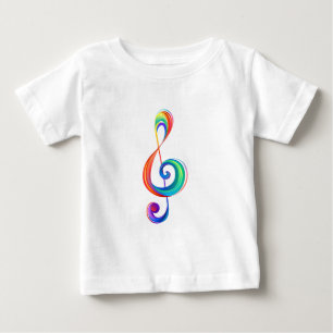 Lagen-Regenbogendreieck Baby T-shirt