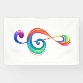 Lagen-Regenbogendreieck Banner (Horizontal)