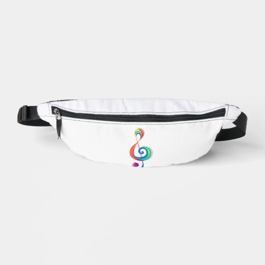 Lagen-Regenbogendreieck Bauchtasche (Vorderseite)