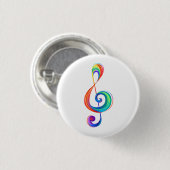 Lagen-Regenbogendreieck Button (Vorne & Hinten)