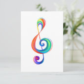 Lagen-Regenbogendreieck Dankeskarte (Stehend Vorderseite)