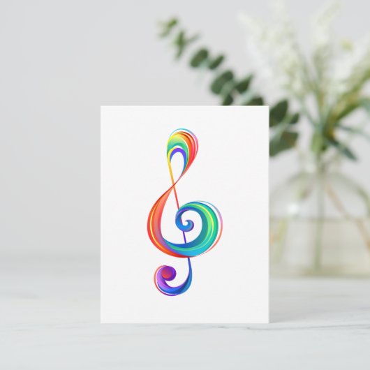 Lagen-Regenbogendreieck Feiertagskarte (Stehend Vorderseite)