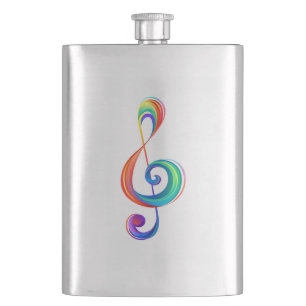 Lagen-Regenbogendreieck Flachmann