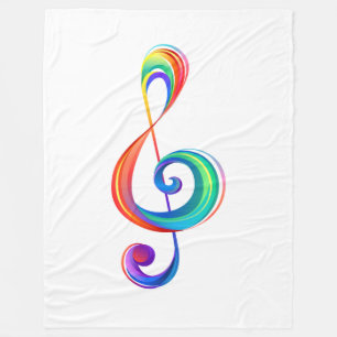 Lagen-Regenbogendreieck Fleecedecke