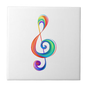 Lagen-Regenbogendreieck Fliese