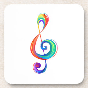 Lagen-Regenbogendreieck Getränkeuntersetzer