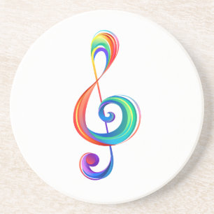 Lagen-Regenbogendreieck Getränkeuntersetzer