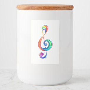 Lagen-Regenbogendreieck Lebensmitteletikett