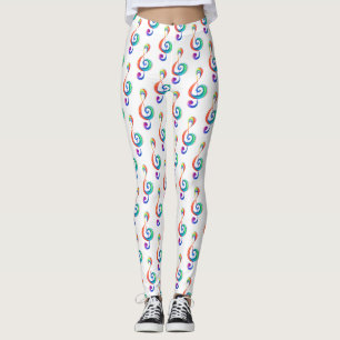Lagen-Regenbogendreieck Leggings