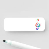 Lagen-Regenbogendreieck Namensschild (Beispiel)