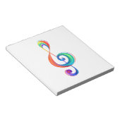 Lagen-Regenbogendreieck Notizblock (angewinkelt)