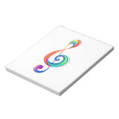 Lagen-Regenbogendreieck Notizblock (Rotiert)