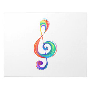 Lagen-Regenbogendreieck Notizblock