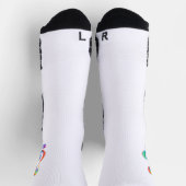 Lagen-Regenbogendreieck Socken (Oben)