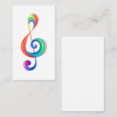 Lagen-Regenbogendreieck Terminkarte (Vorne/Hinten)