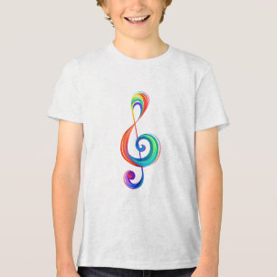 Lagen-Regenbogendreieck Tri-Blend Shirt