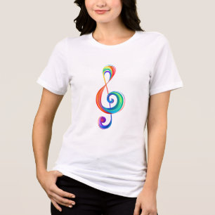 Lagen-Regenbogendreieck Tri-Blend Shirt