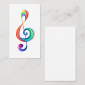 Lagen-Regenbogendreieck Visitenkarte (Vorne/Hinten)