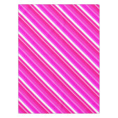 Lagen-Süßwaren-Streifen - rosa und fuchsienfarben Tischdecke (Vorderseite)