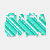 Lagen, türkis und weiß geschenkschachtel (Ungefaltet)