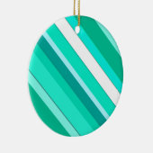 Lagen, türkis und weiß keramikornament (Rechts)