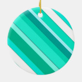 Lagen, türkis und weiß keramikornament (Hinten)