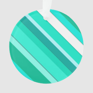 Lagen, türkis und weiß ornament