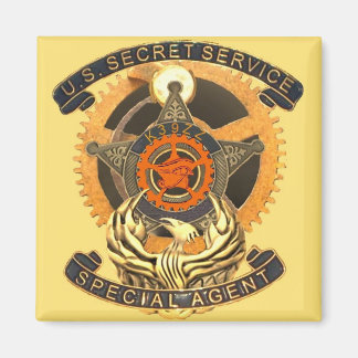 Lager 13 Steampunk Secret Service Abzeichen Magnet