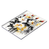 Lager - Aquarellblumen Notizblock (Linke Seite)