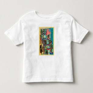 Lager Beale, Kalifornien - große Buchstabe-Szenen Kleinkind T-shirt