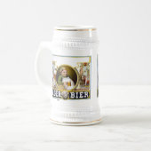Lager-Bier Bierglas (Vorderseite Links)
