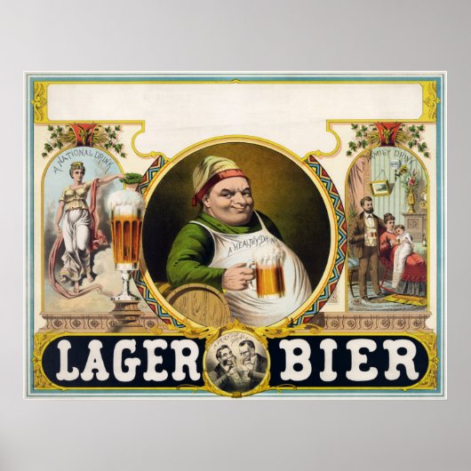 Lager-Bier Poster (Vorne)