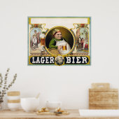 Lager-Bier Poster (Küche)