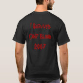 Lager-Blut 2007 T-Shirt (Rückseite)
