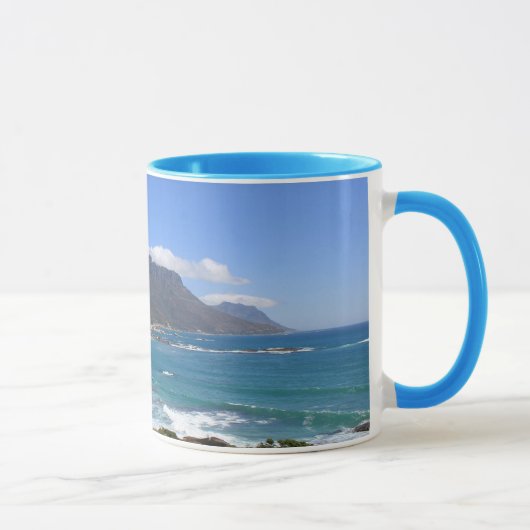 Lager-Bucht-Strand, Südafrika Tasse (Rechts)