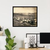 Lager der 5. Drachenwache 1855 Poster (Heimbüro)