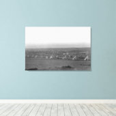 Lager der 7. Kavallerie in Pine Ridge Leinwanddruck (Insitu (Holzboden))