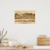 Lager der Massachusetts Zweite Firma 1861 Poster (Küche)