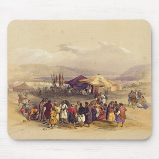 Lager der Pilger an Jericho Volumen II Mousepad (Vorne)