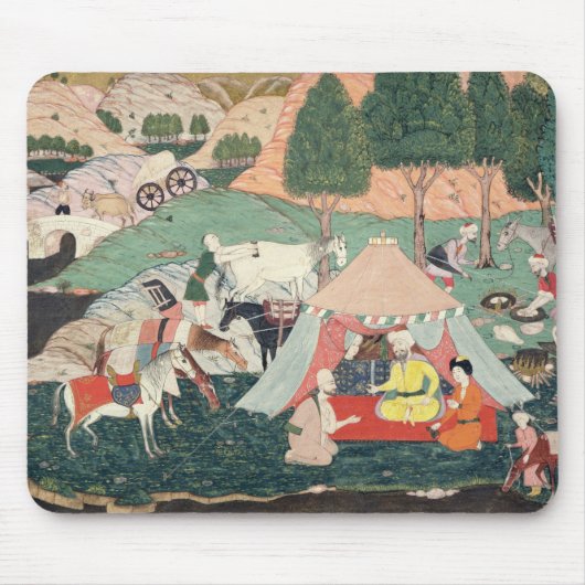 Lager eines Prinzen Mousepad (Vorne)