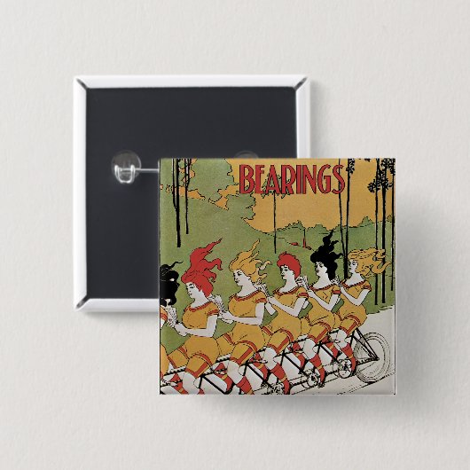 Lager Fahrradposter Button (Vorne & Hinten)